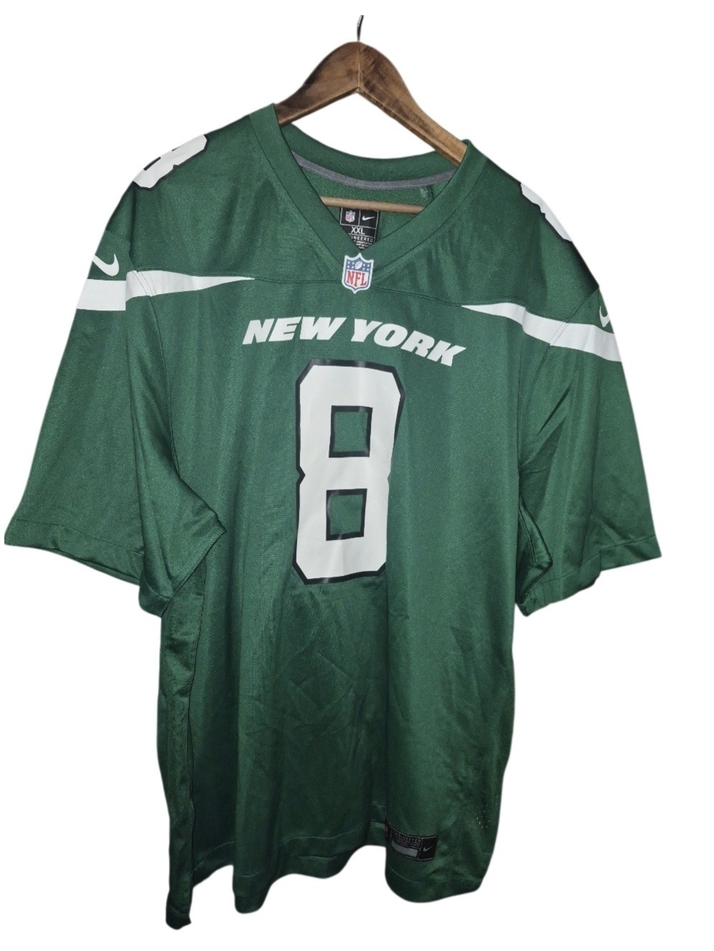 Nike NFL New York Green #8 Jersey